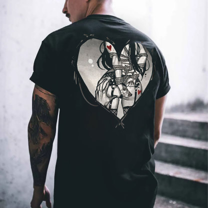 Bundle Game Black Print T-shirt