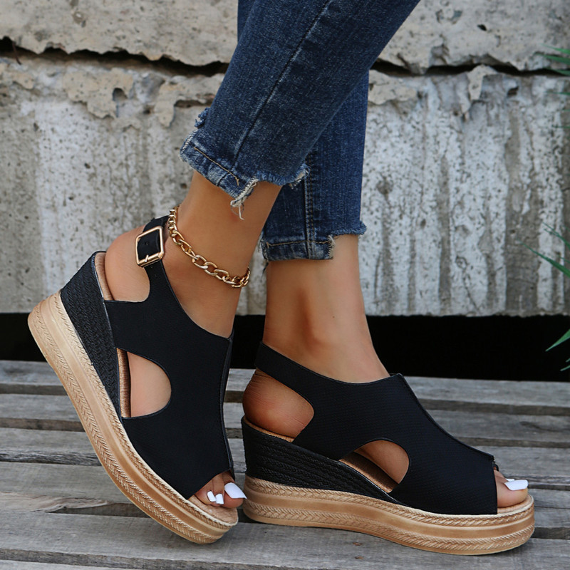 [Copy]🔥LAST DAY PROMOTION 50% OFF -2023 New Women's Summer Flat Wedge Fish Mouth Casual Sandals
