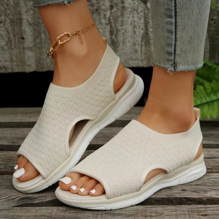 LAST DAY PROMOTION 50% OFF -2023 New Women's Summer Flat Woven Sandals