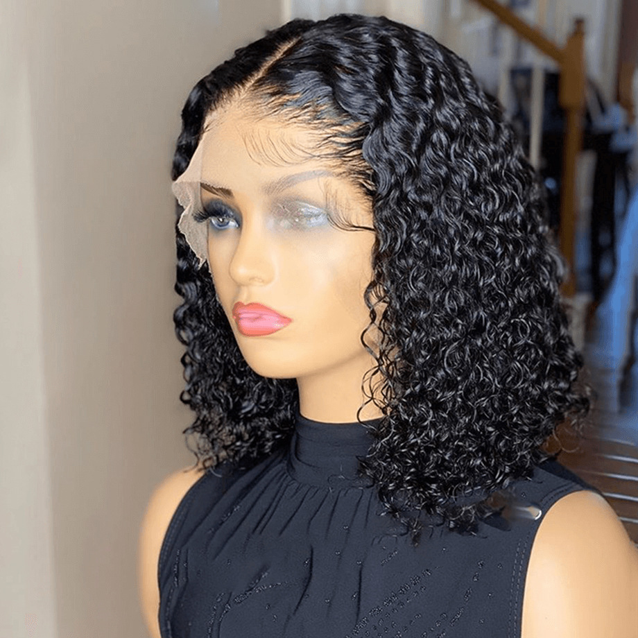 Same Water Curly Hair Wear And Go Wigs 180% Density Glueless HD Lace Ready To Wear Wigs