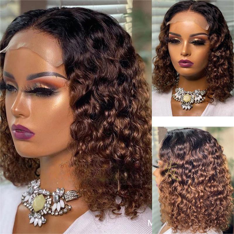 Same Water Curly Hair Wear And Go Wigs 180% Density Glueless HD Lace Ready To Wear Wigs