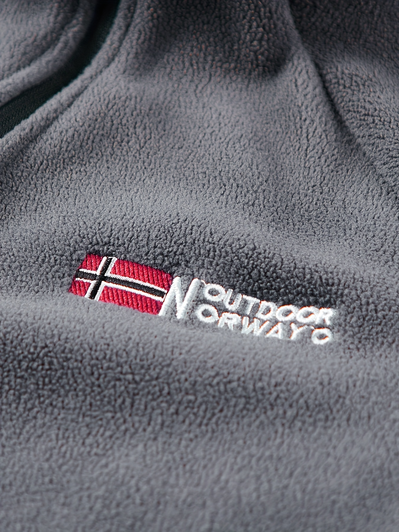 Men's Stand Collar Half-Zip Sweater