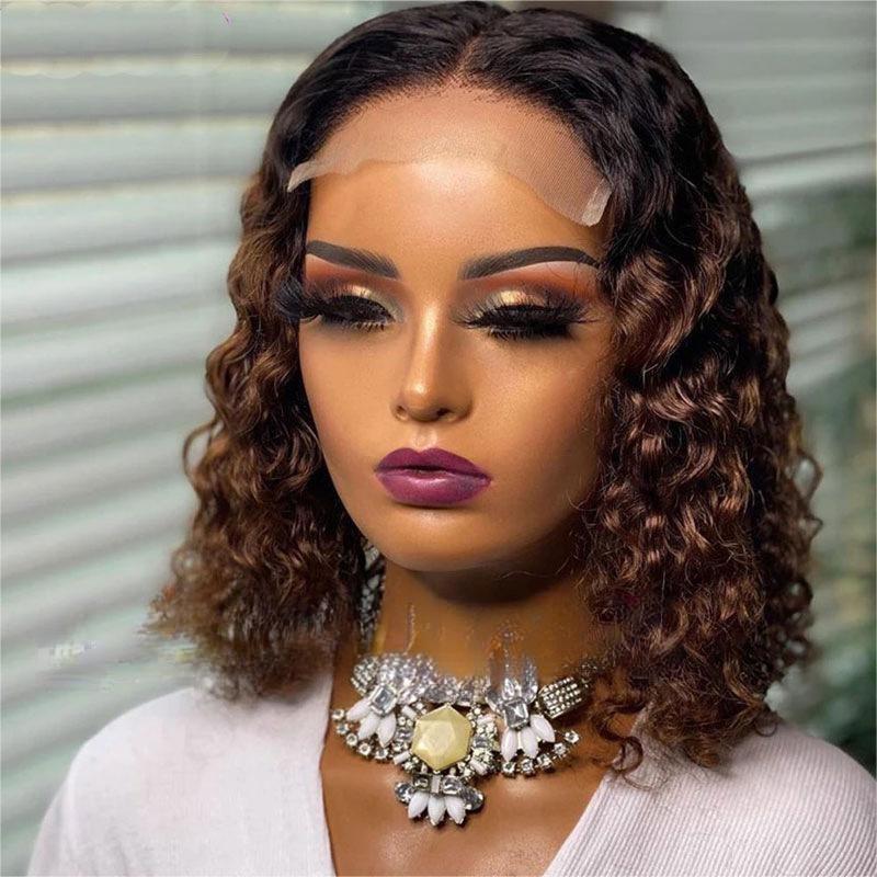 Same Water Curly Hair Wear And Go Wigs 180% Density Glueless HD Lace Ready To Wear Wigs