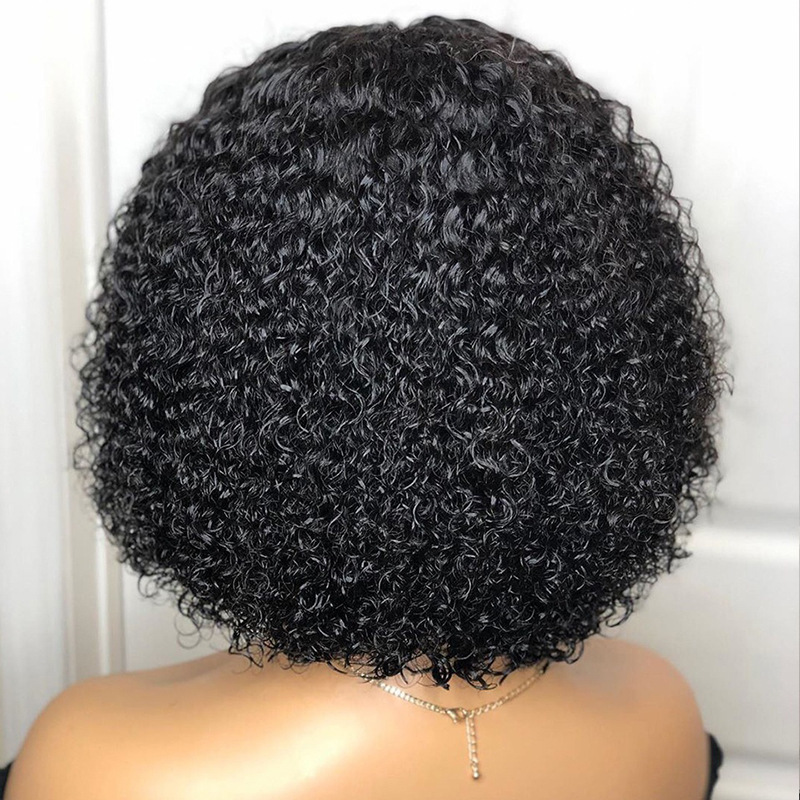 High density wig curly hair