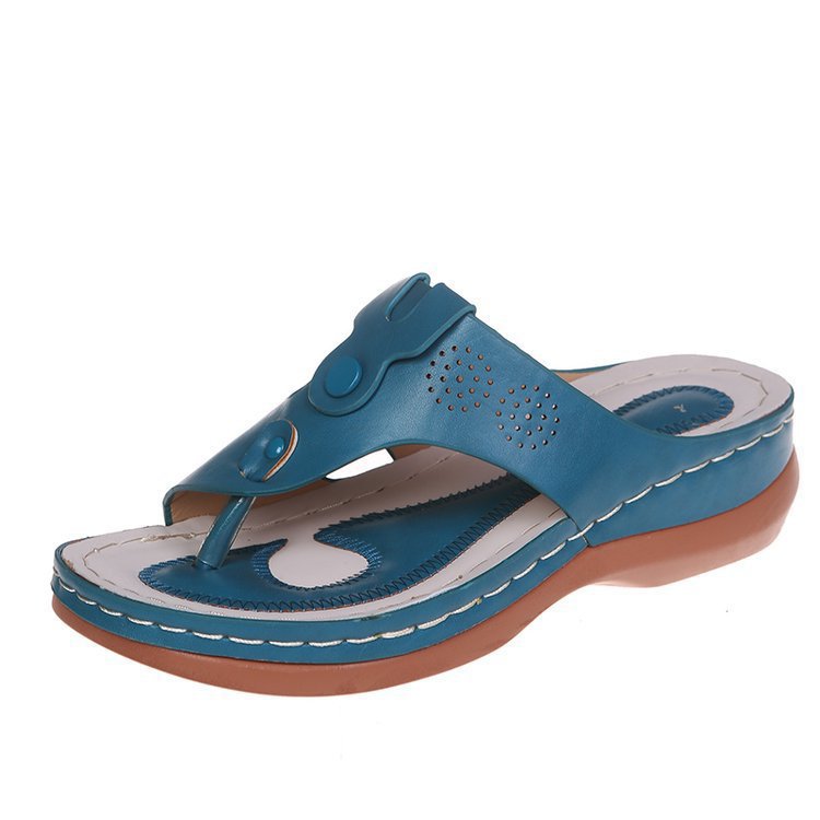 🔥LAST DAY PROMOTION 50% OFF -2023 New Women's Summer Flat Wedge Fish Mouth Casual Sandals