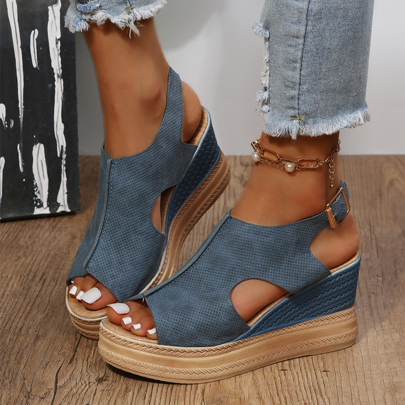 [Copy]🔥LAST DAY PROMOTION 50% OFF -2023 New Women's Summer Flat Wedge Fish Mouth Casual Sandals