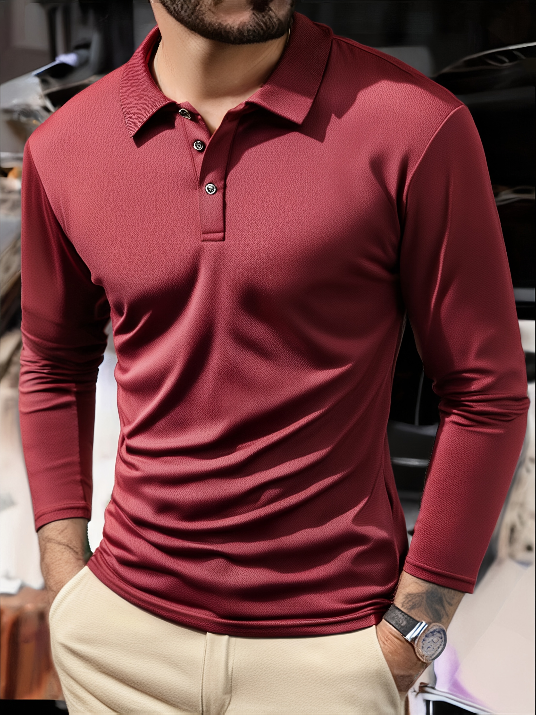 Men's Casual Comfortable Classic Polo Shirts