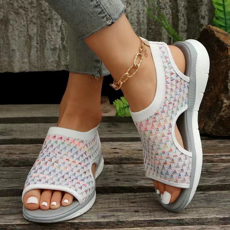 LAST DAY PROMOTION 50% OFF -2023 New Women's Summer Flat Woven Sandals