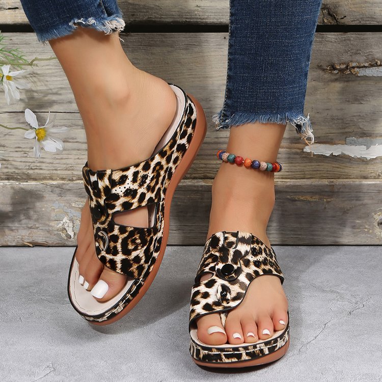 🔥LAST DAY PROMOTION 50% OFF -2023 New Women's Summer Flat Wedge Fish Mouth Casual Sandals