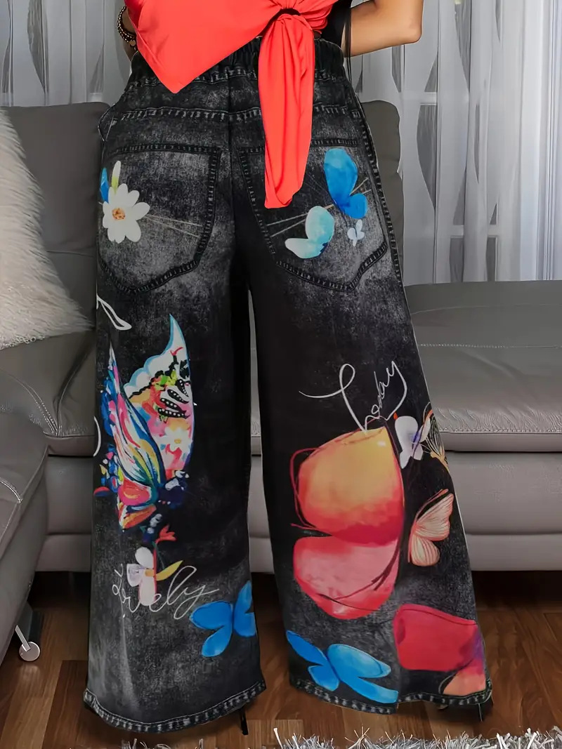 Women's Exclusive Design Casual  Comfort Wide-Leg Pants