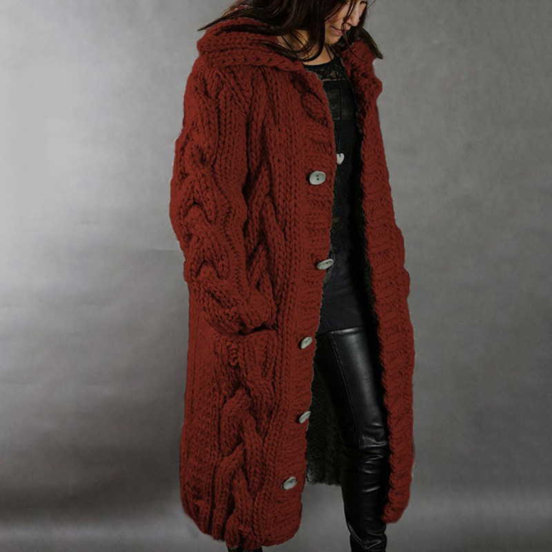 2023 Knitted Thick-Line Jumper Coat-FREE SHIPPING