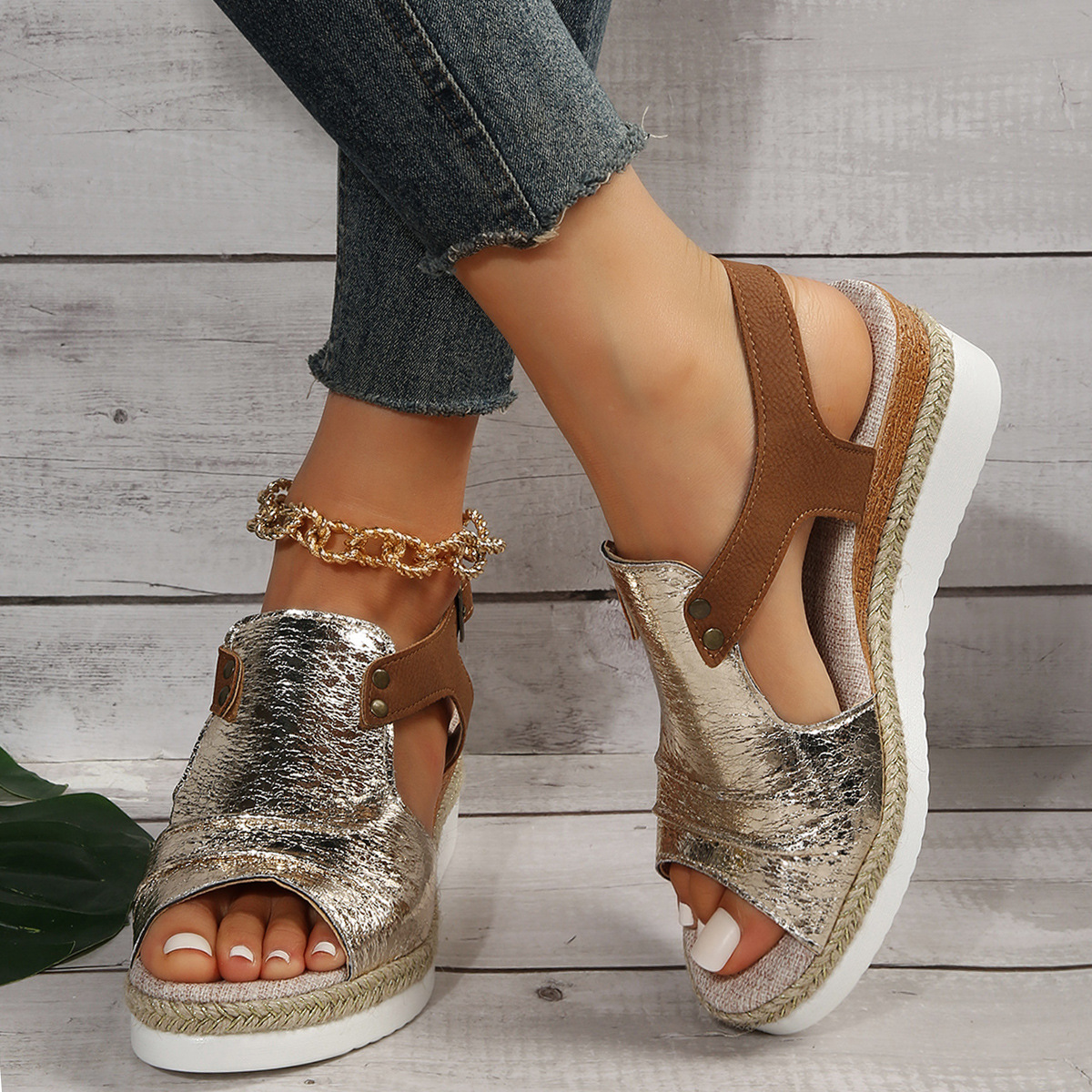 [Copy]🔥LIMITED TIME OFFER: 50% OFF-2023 New Thick-Soled Shoes - Fashionable Corrective Sandals