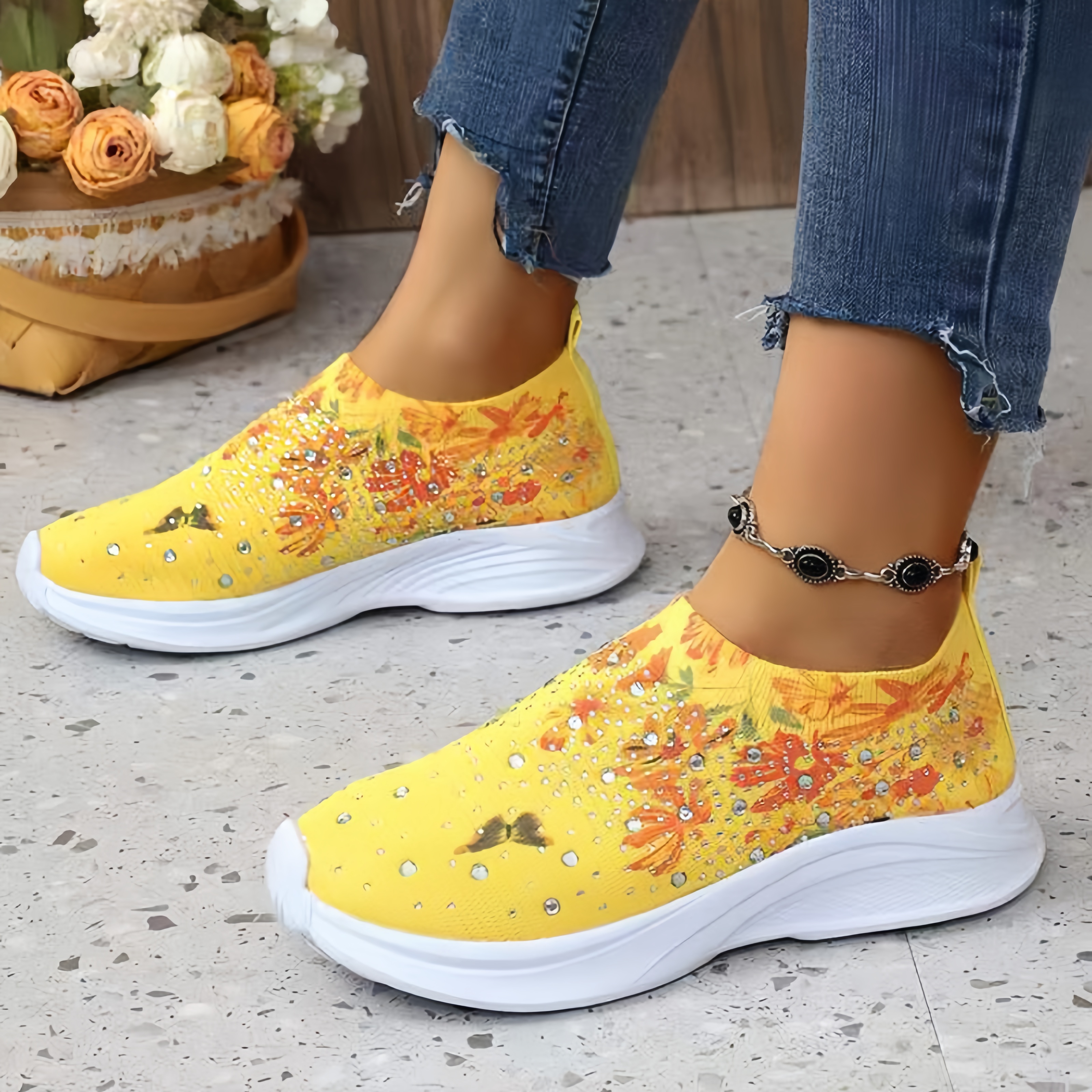 Women's Comfortable Orthopedic Mesh Walk Shoes