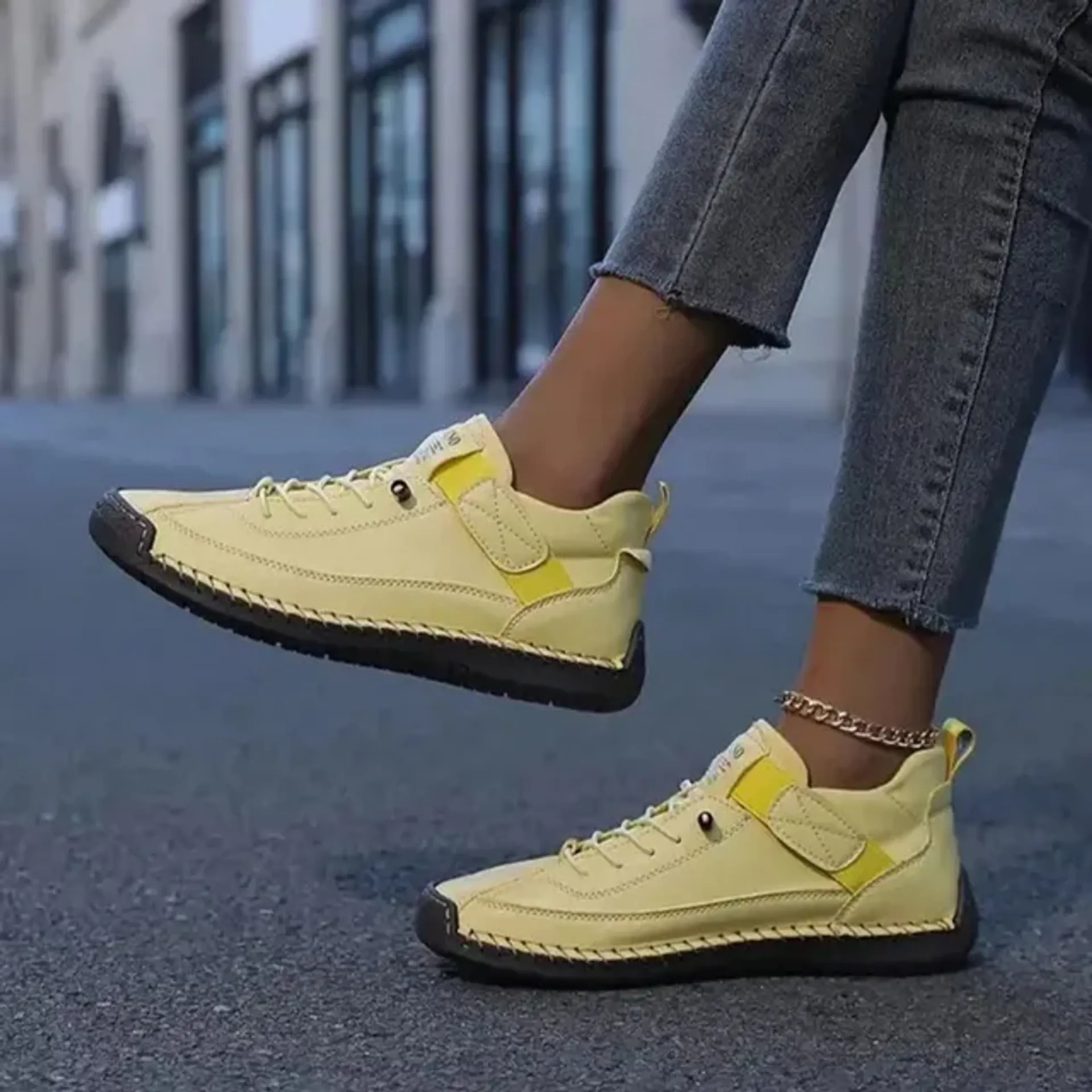 🔥 Women's Handmade Leather Orthopedic Comfy Shoes