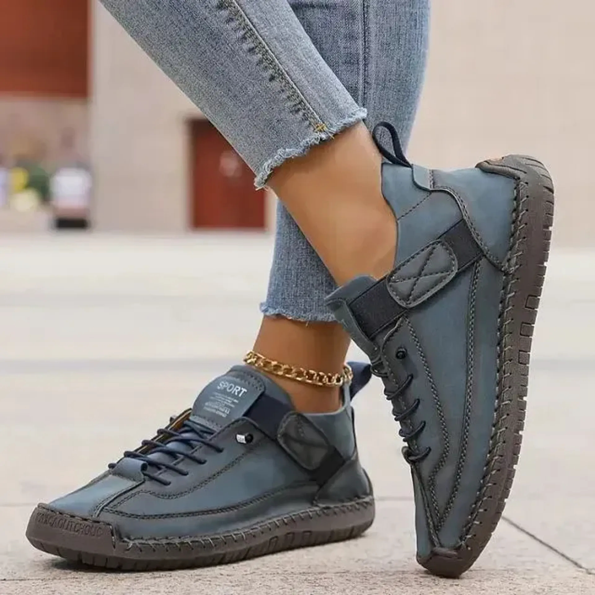 🔥 Women's Handmade Leather Orthopedic Comfy Shoes
