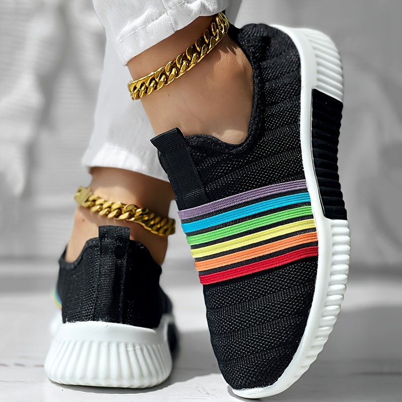 Women's Colorful Knitted Sneakers