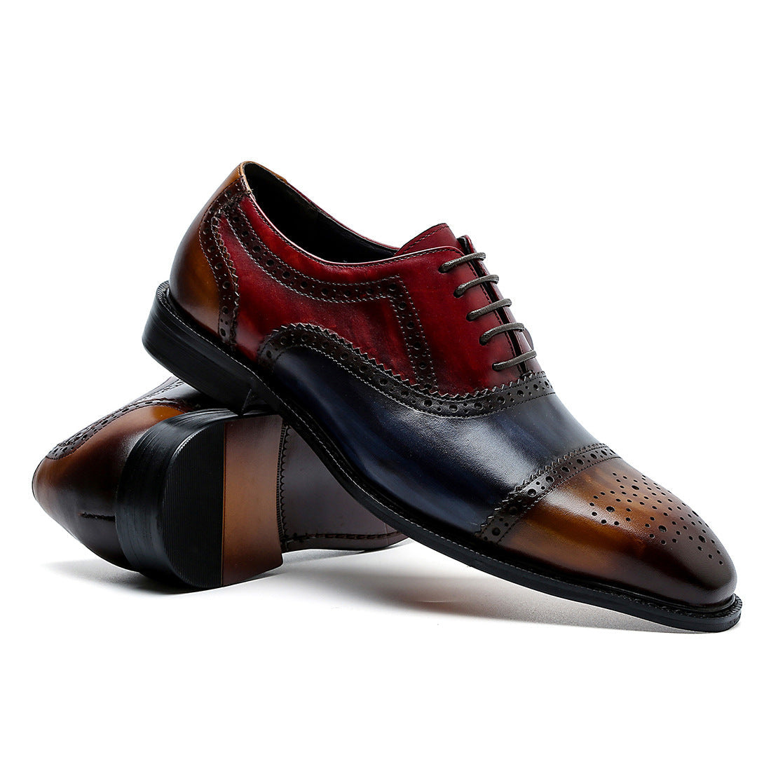 2022 Men's Leather Business Casual Design Trendy Calf Dress Shoes-Zittor