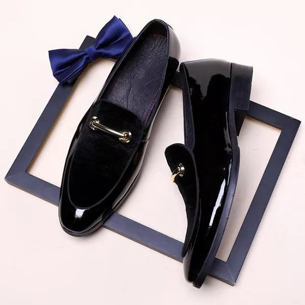 PLUS SIZE MEN WEDDING BLUE DRESS SHOES-Zittor