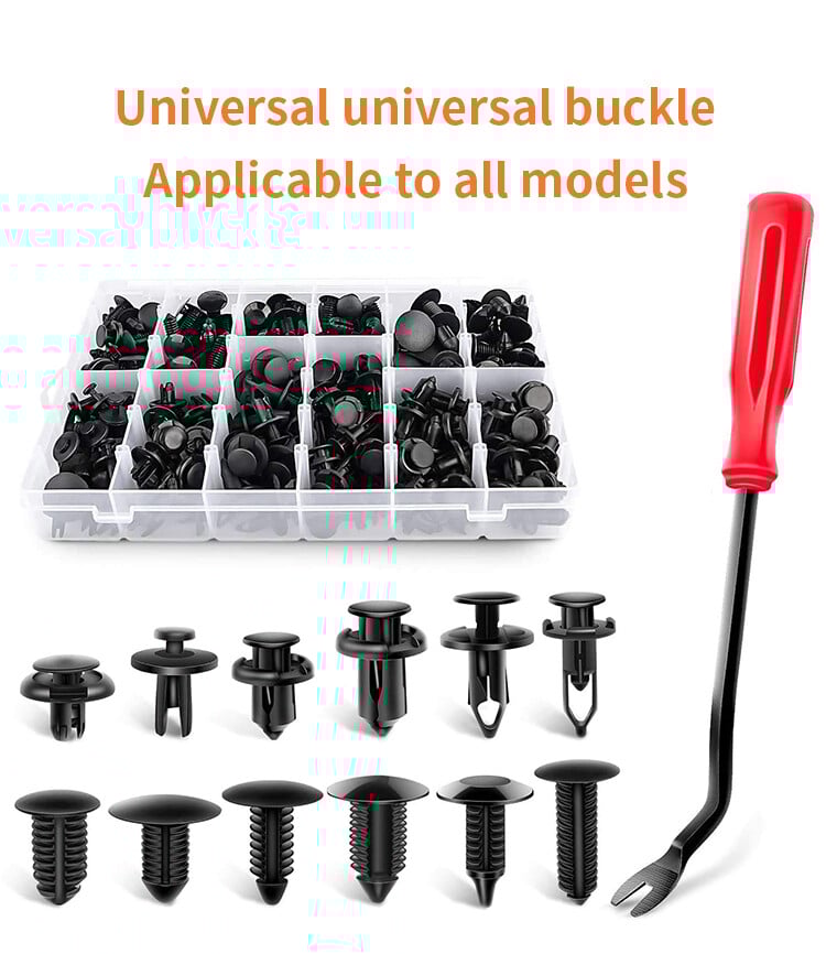 Car set plastic rivet buckle(415PCS)