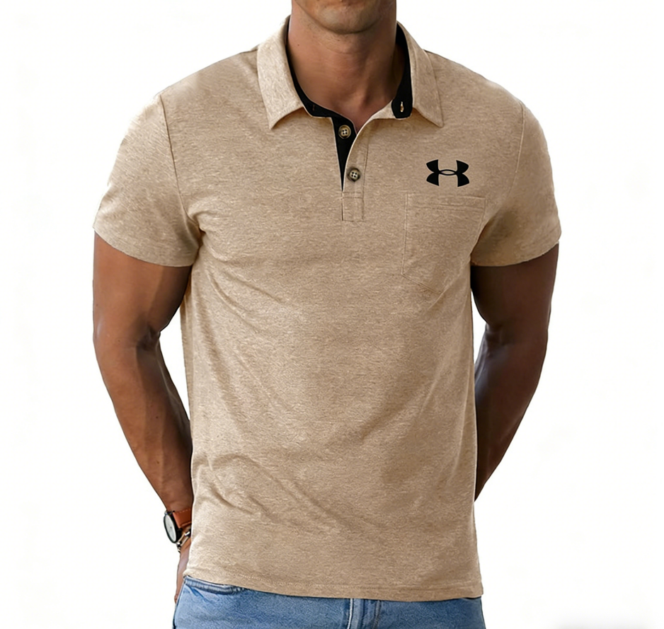 [Copy]Polo Republica Men's Tipped Polo Shirt