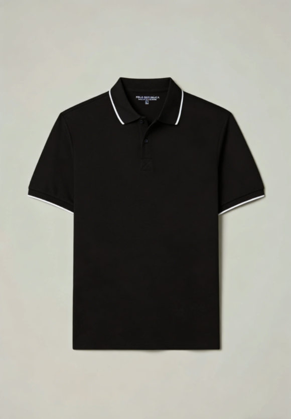 Polo Republica Men's Tipped Polo Shirt