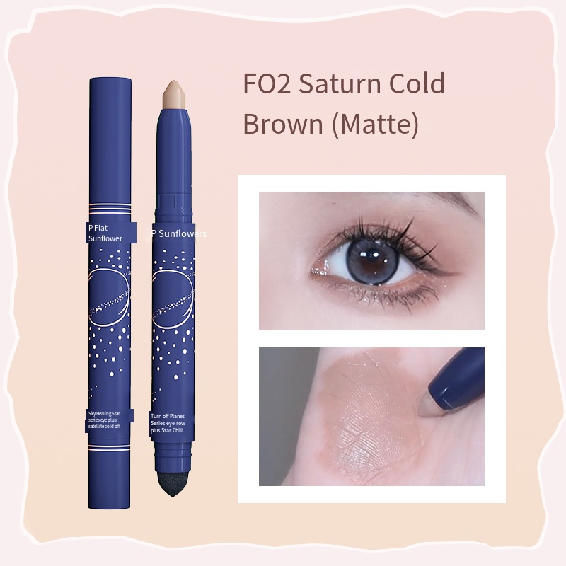 【New products imported from Korea】 Eye shadow pen highlight brightening pen eye shadow stick one touch forming new lazy people