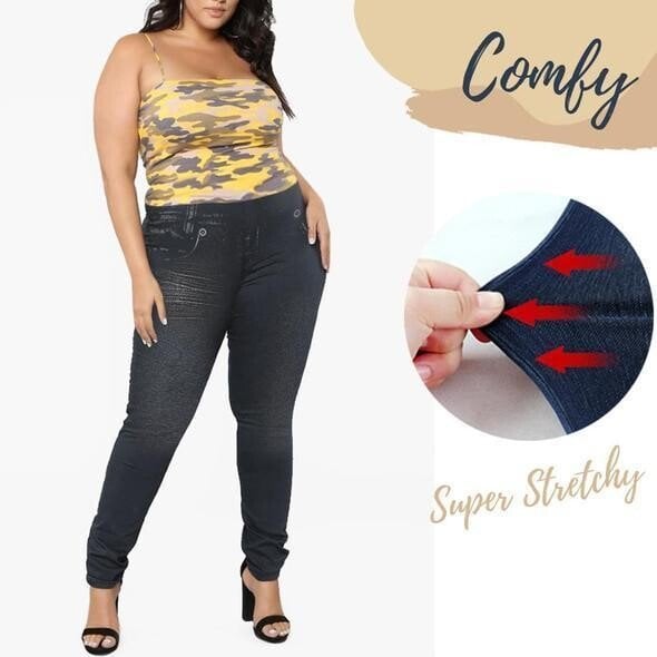 🔥Buy 2 Free Shipping🔥Plus Size Toning Jeans Leggings