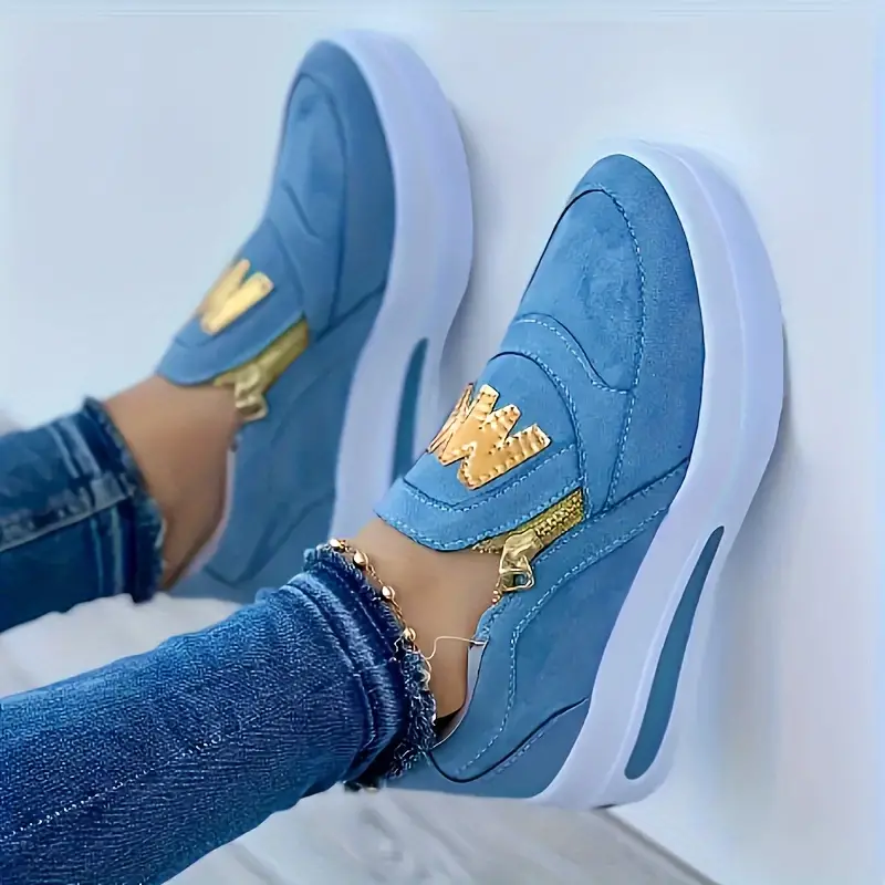 womens low top sneakers breathable mesh upper soft insole pu outsole comfortable and lightweight suitable for all seasons details 0