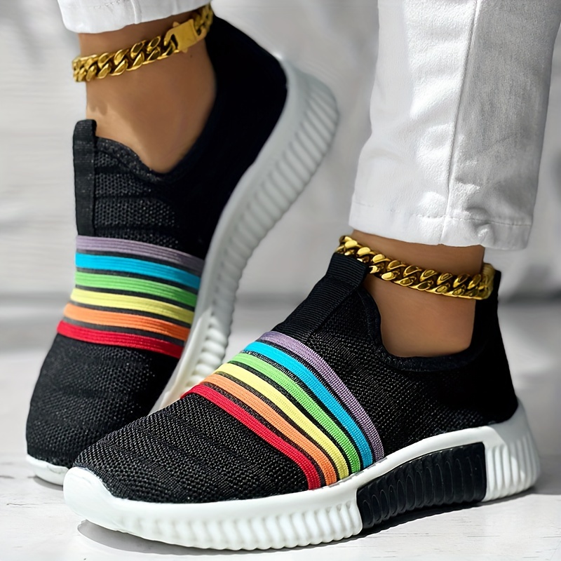Women's Colorful Knitted Sneakers