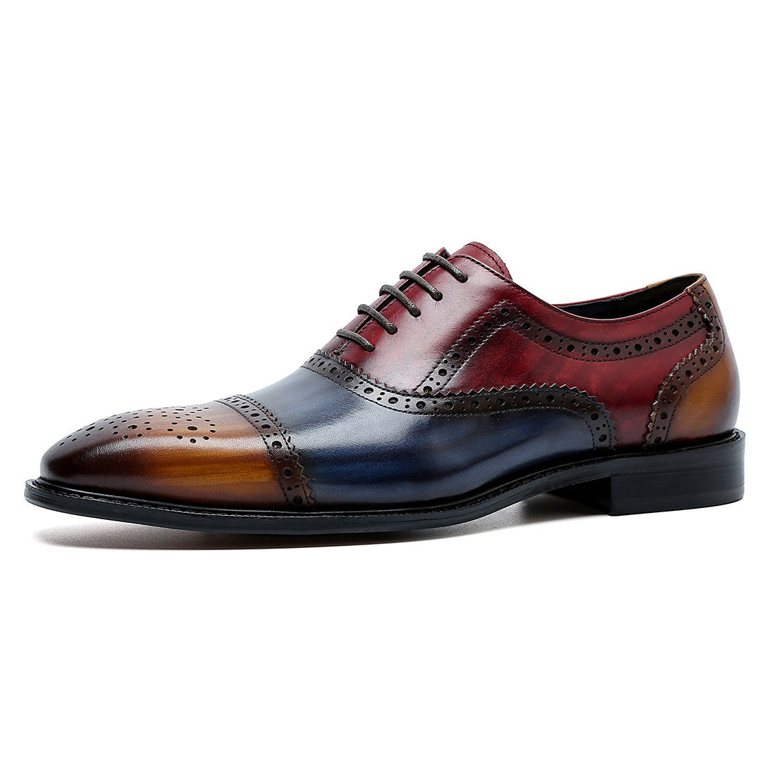 2022 Men's Leather Business Casual Design Trendy Calf Dress Shoes-Zittor