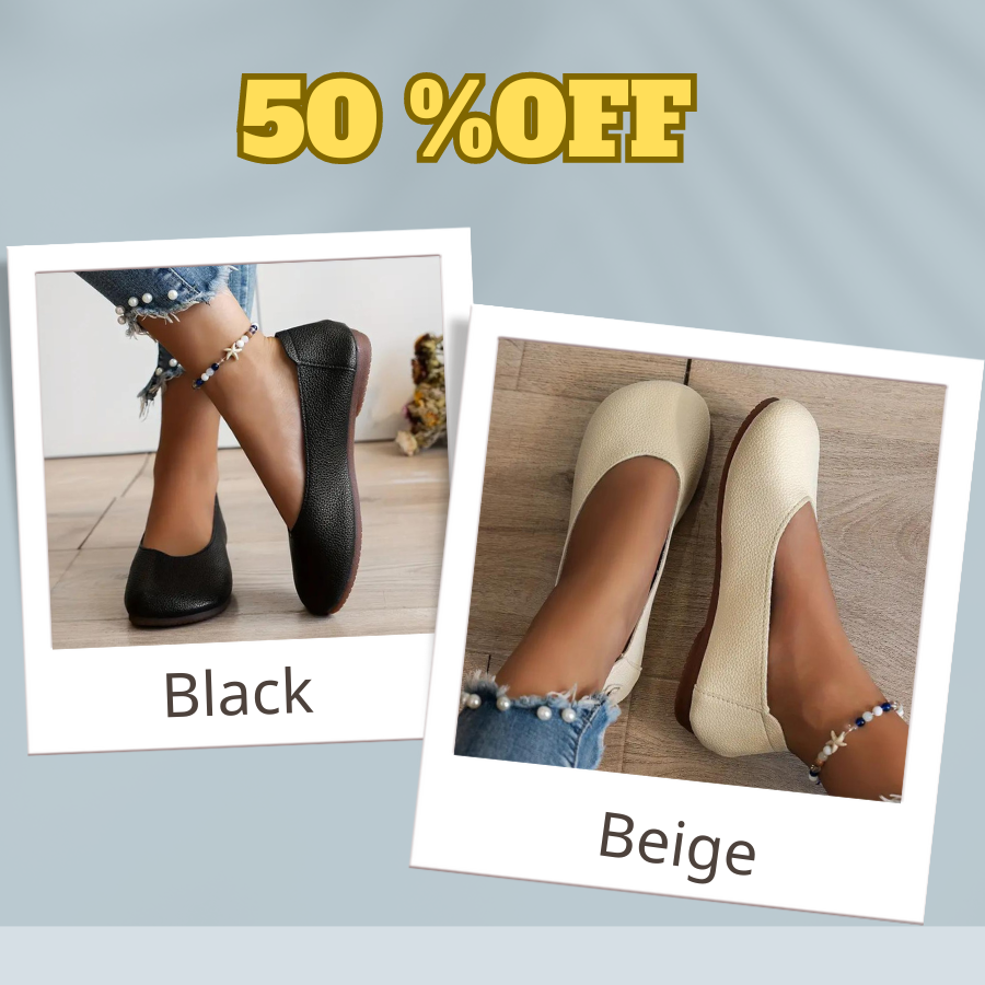 🔥Women's Leather Soft-soled Non-slip Shoes