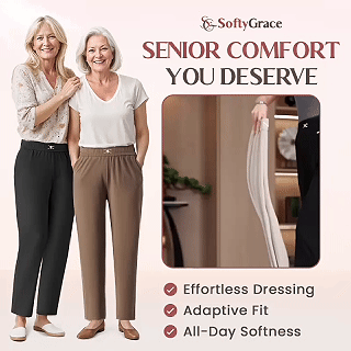 SoftyGrace - High Rise Silky Soft Pull-on Comfort Pants