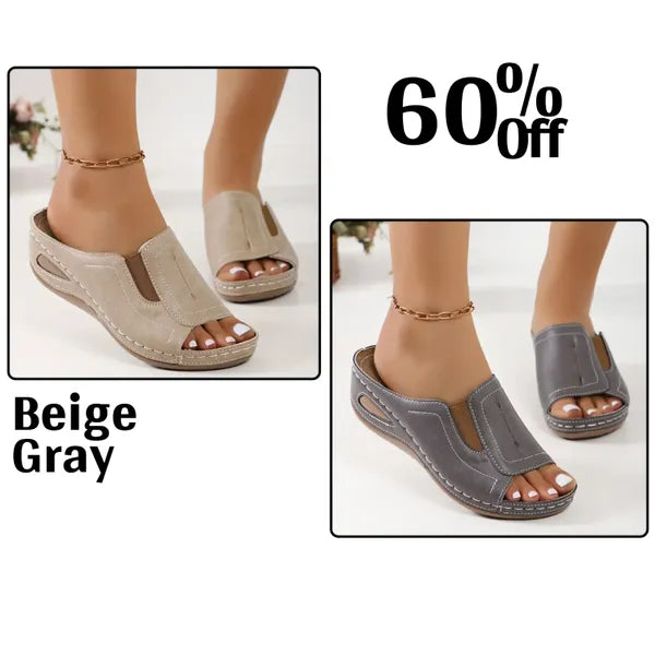 🔥Last Day Sale 50%🔥 Comfortable Orthopedic Flat Sandals for Women!