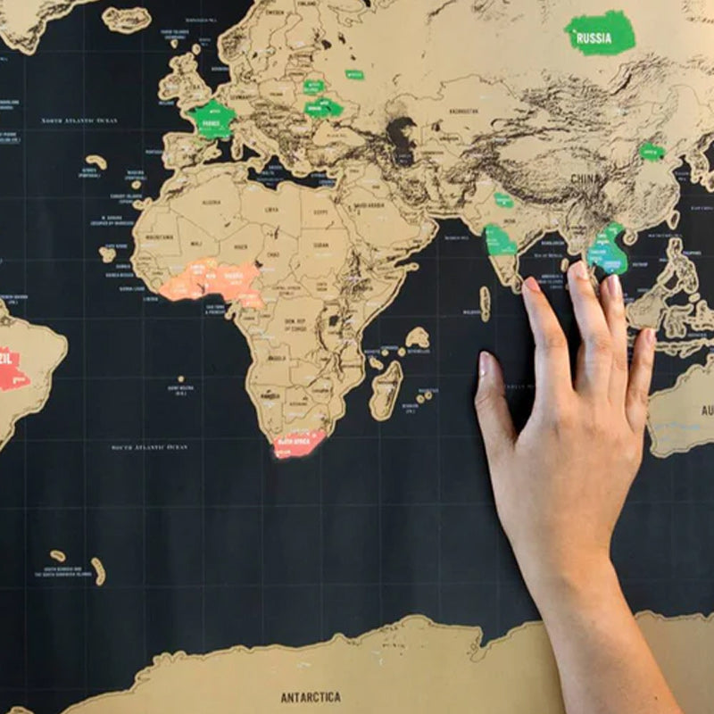 🔥LAST DAY 60% OFF🔥Scratch Map of the World-FREE SHIPPING