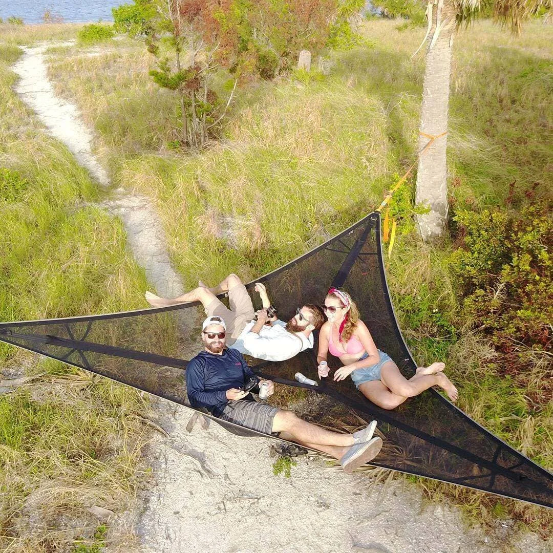 🔥Last Day Promotion 69% OFF🔥MULTI-PERSON HAMMOCK- PATENTED 3 POINT DESIGN🔥