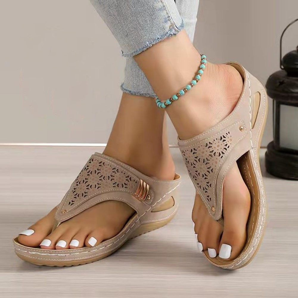 [#1 TRENDING SUMMER 2024] Women's Summer Wedge Non-Slip Beach Sandals 🔥