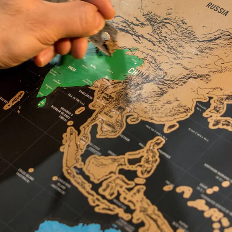 🔥LAST DAY 60% OFF🔥Scratch Map of the World-FREE SHIPPING