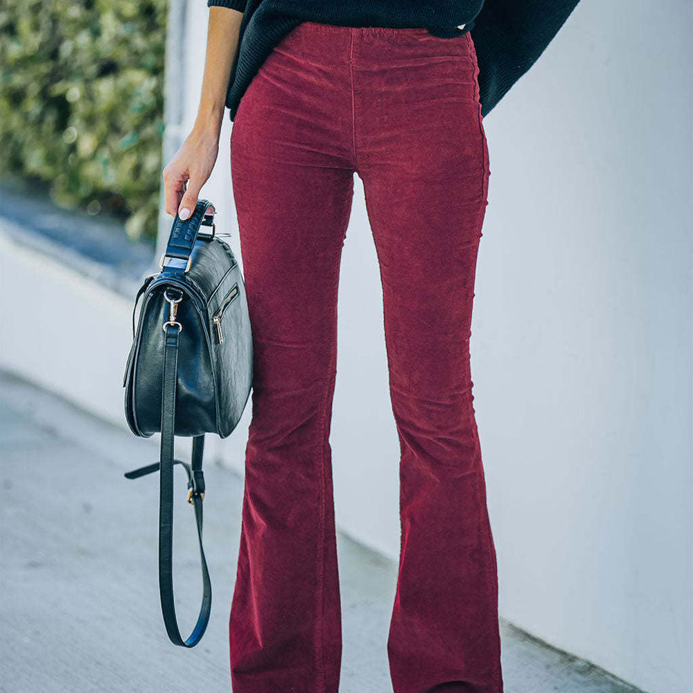WINTER NEW WARM CORDUROY HIGH-WAISTED PANTS