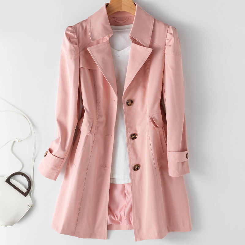 Women's Mid-Length Slimming Korean Style Jacket Spring and Autumn Top Women's Jacket