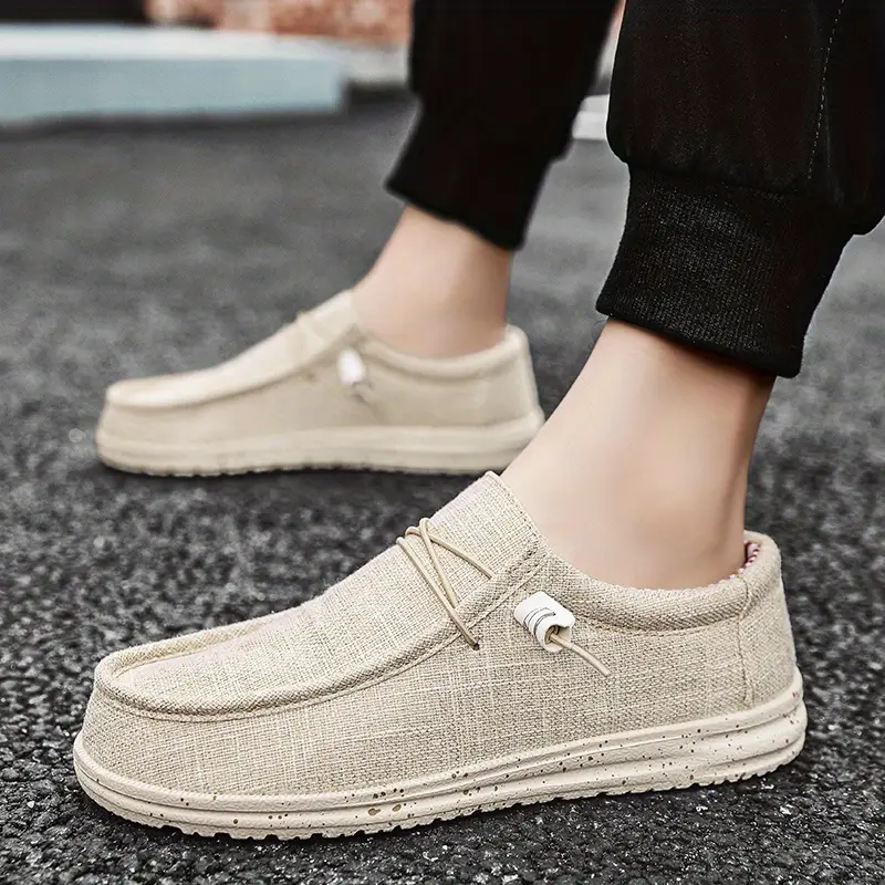 Mens Trendy Solid Slip On Loafer Shoes Comfy Non Slip Casual Breathable Sneakers For Mens Outdoor Activities Shop The Latest Trends Temu details 6