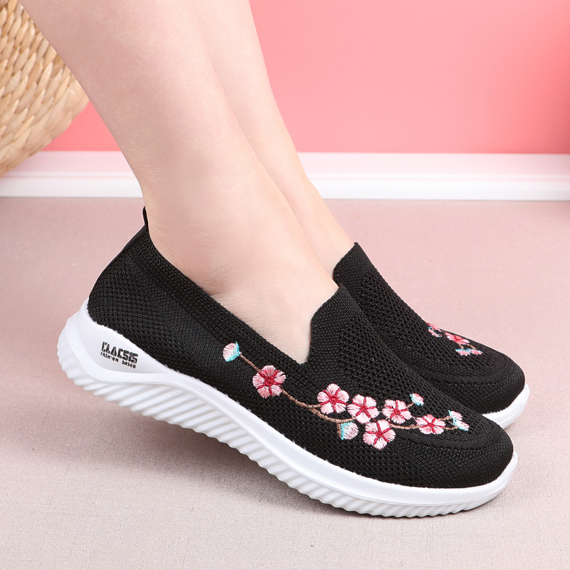 2023 new comfortable soft sole breathable non-slip printed women's shoes