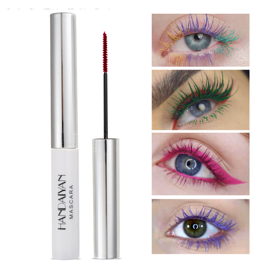 Double Usuage Thick and Curve Make-up Colorful No Smudge Mascara & Eyebrow