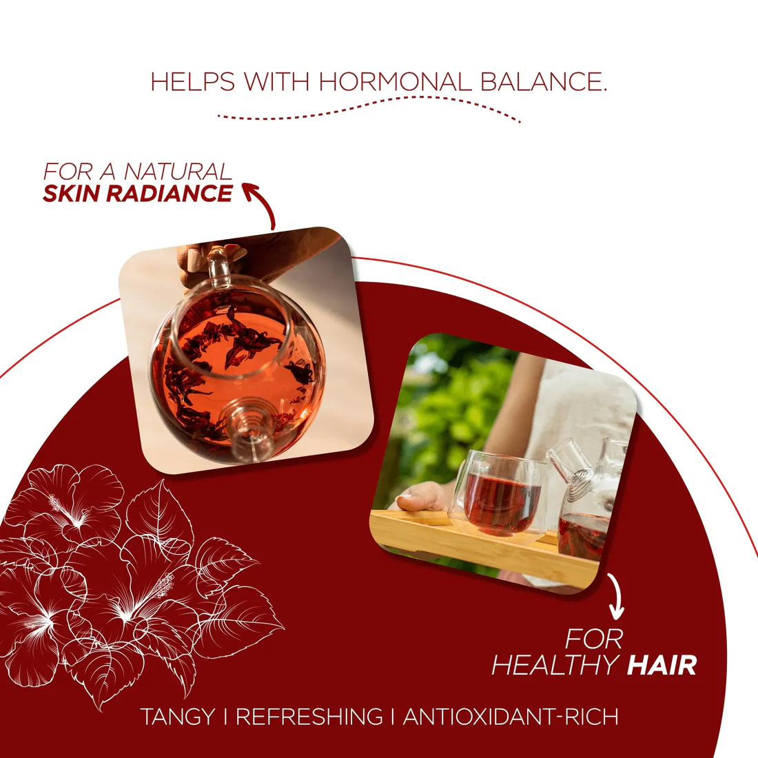 Natural Hibiscus Herbal Tea – Daily Wellness Drink