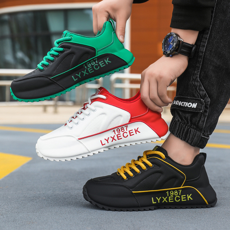 2024 new casual, versatile and personalized thick-soled fashionable sports shoes for men