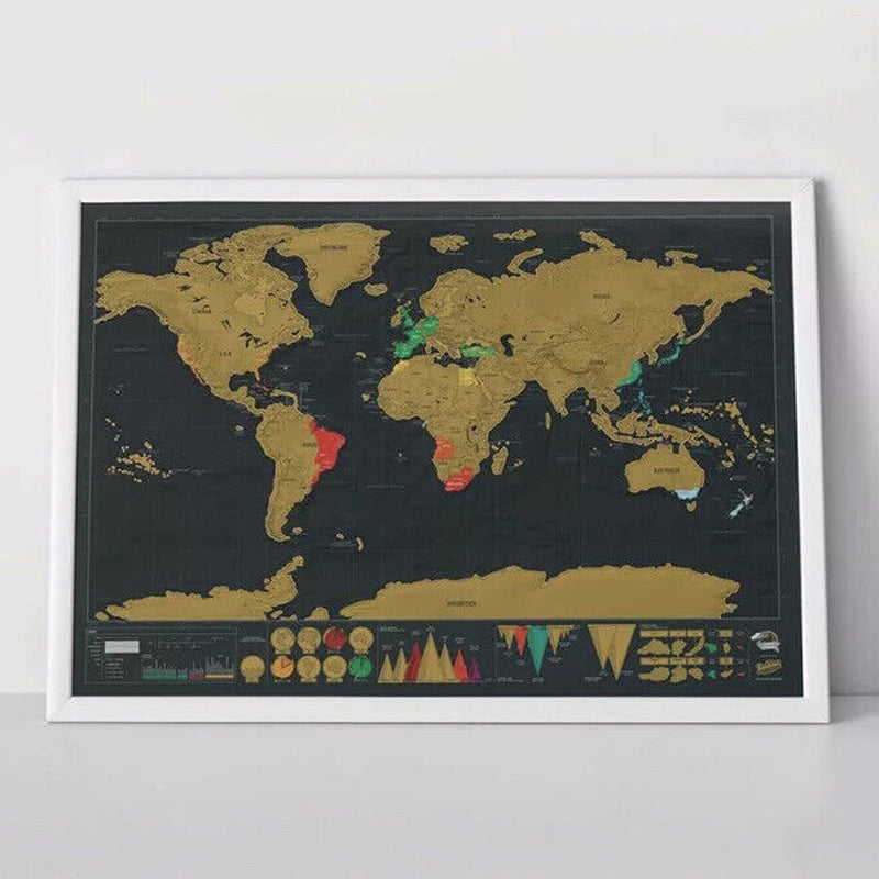 🔥LAST DAY 60% OFF🔥Scratch Map of the World-FREE SHIPPING