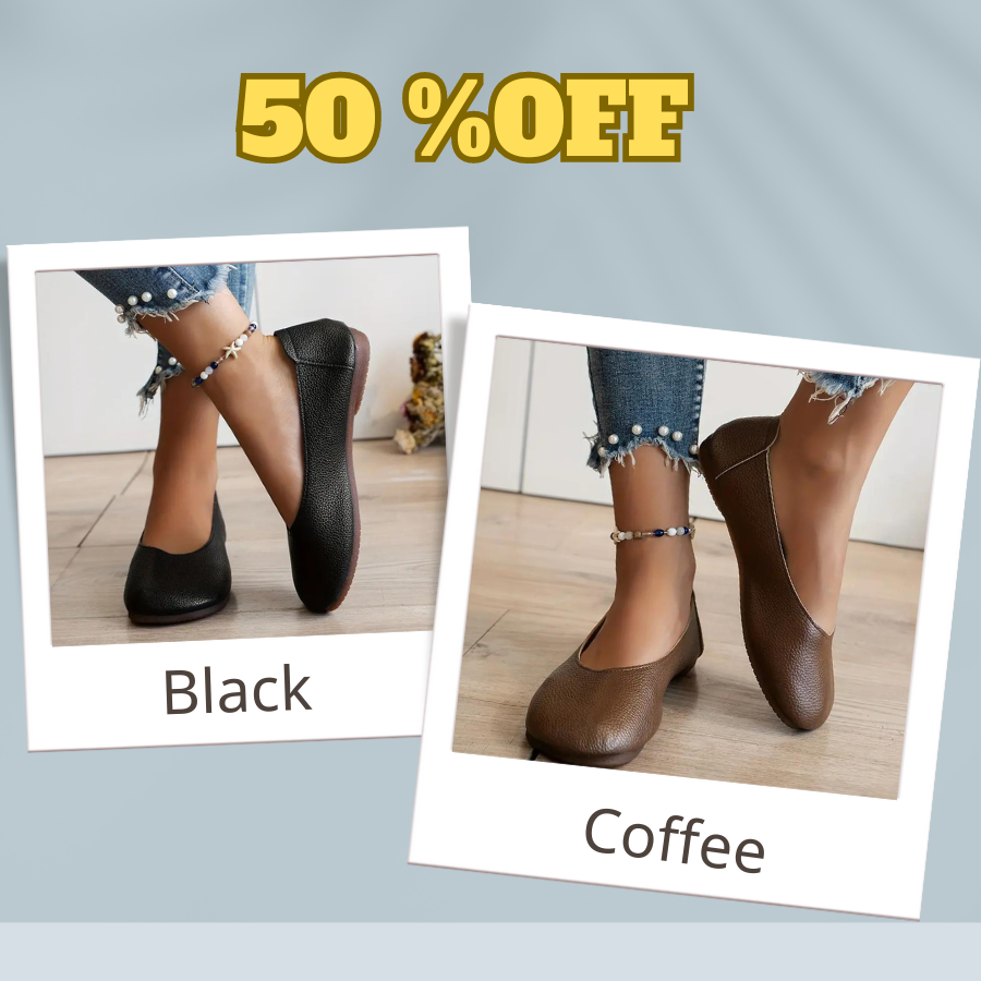 🔥Women's Leather Soft-soled Non-slip Shoes