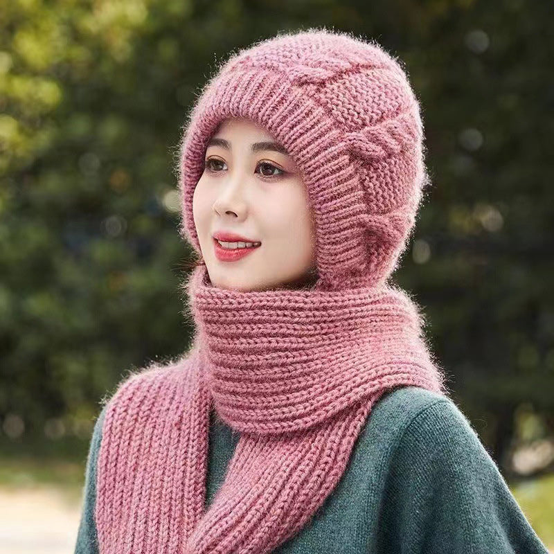 Warm Cashmere Hat and Scarf-FREE SHIPPING
