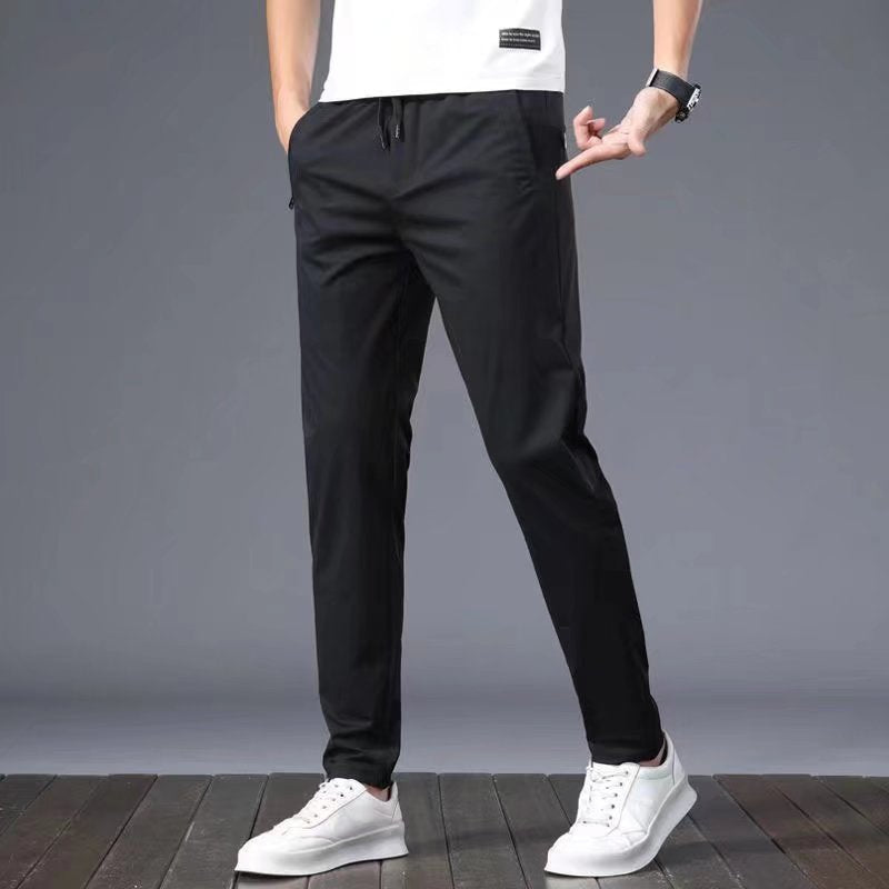 Spring ice silk sports men's casual trousers-FREE SHIPPING