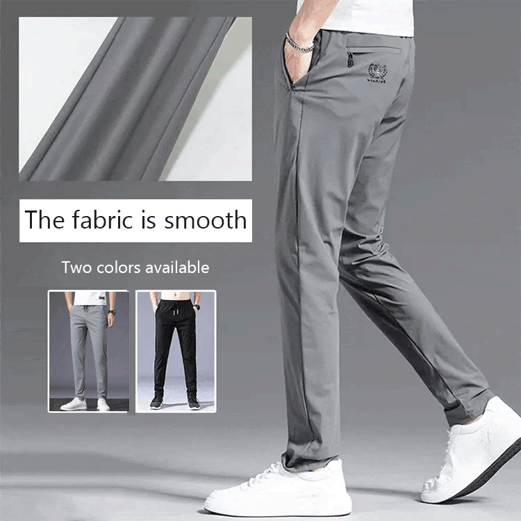 Spring ice silk sports men's casual trousers-BUY 1 GET 1 FREE