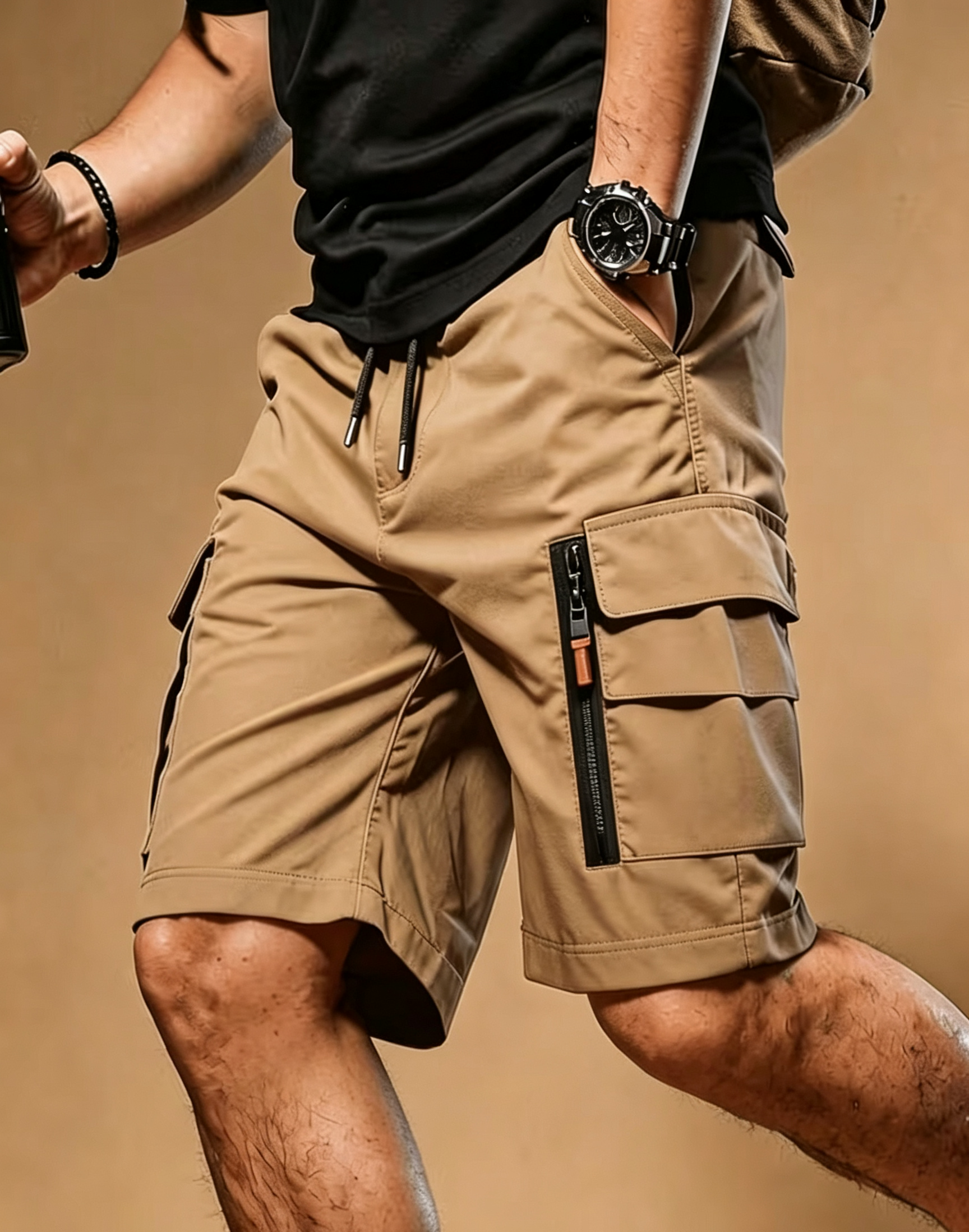 Men Cargo Shorts, Breathable Quick Dry Tactical Work Pants With Multi Pockets